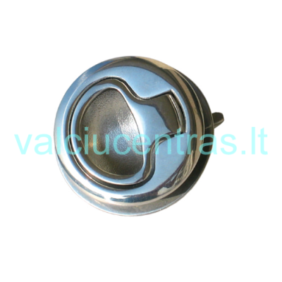 N. plieno įleidžiama pakėlimo rankena su spyruokliniu užraktu